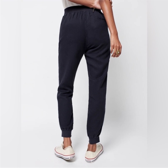 Faherty Arlie jogger NWT Linen Blend Sz L Washed Black - Picture 3 of 8